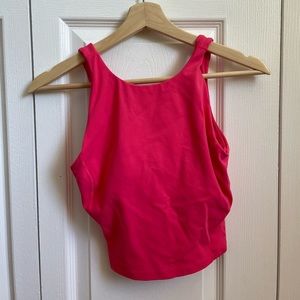 Lululemon Align High Neck Tank Sz 6 in Lip Gloss